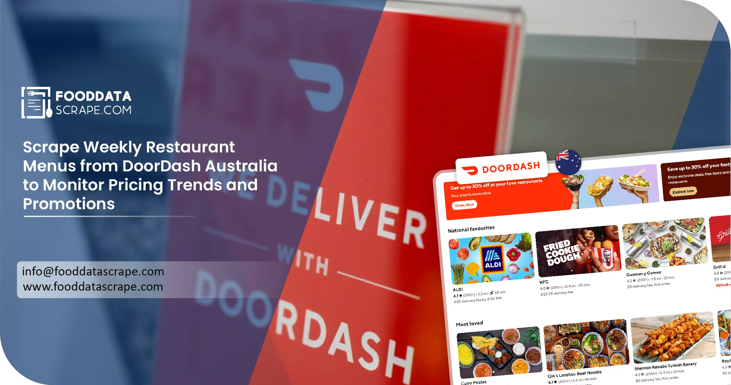 DoorDash Australia Restaurant Menu Scraping